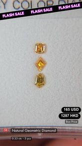 Natural Geometric Diamond Deal (0.33 Cts)